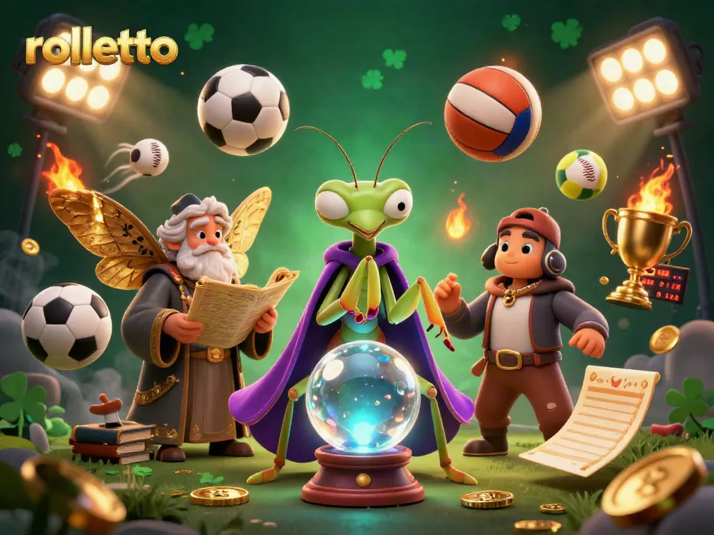 Engage with rolletto’s thrilling atmosphere through this vibrant casino illustration featuring a fortune teller.